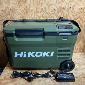 HiKOKI ハイコーキ 18V 14.4V コードレス冷温庫 UL18DB 25L フォレストグリーン 【本体のみ】 中古品☆郵