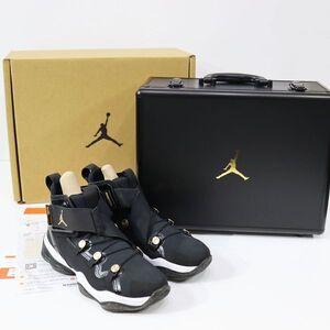 NIKE (ナイキ) JORDAN AJNT23 ジョーダンブランド ジョーダン AJNT23 / BLACK/WHITE-METALLIC GOLD / CI5441-008 未使用品 25cm □