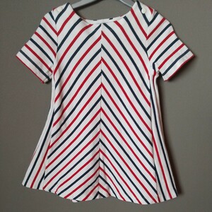 プチバトー ワンピース 3ans 95cm PETITE BATEAU フランス子供服 キッズ コットン 綿 半袖