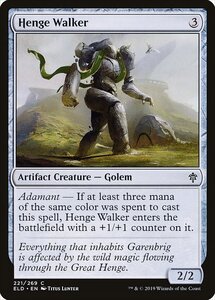 MTG ■無/英語版■ 《ヘンジを歩く者/Henge Walker》★FOIL★エルドレインの王権 ELD