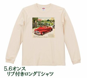 シボレー ロンT 145 ナチュラル (M/L) 新品 長袖 Ｔシャツ 1948 オールディーズ 50’s 60’s ローライダー ホットロッド フリートライン