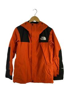 THE NORTH FACE◆MOUNTAIN JACKET/マウンテンパーカー/XS/ナイロン/パワーオレンジ/ブラック/NP61800