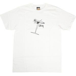 STUSSY ステューシー 24SS MARTINI TEE WHITE Tシャツ 白 Size 【M】 【新古品・未使用品】 20800386