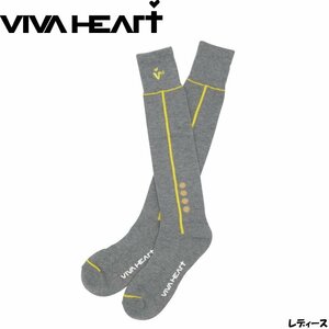 ★VIVA HEART ビバハート 013-46862 レディース ハイソックス（グレー）靴下★送料無料★