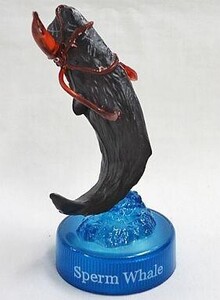 中古ペットボトルキャップ 【シークレット】マッコウクジラ 「深海生物フィギュアコレクション2」