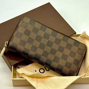 ルイヴィトン LOUIS VUITTON ダミエ ジッピーウォレット ラウンドジップ長財布