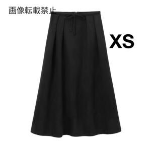 black vintage ヴィンテージ レトロ スエード フレアスカート ボトムス XSサイズ レディース★ZARA 好きな方に★2024 秋新作 新品未使用★