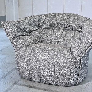 ligne roset 26万「ROSETBrigantin/ロゼブリガンタン」1人掛けソファ Jランク生地 ミッシェル・デュカロワ ファブリック 1P リーンロゼ