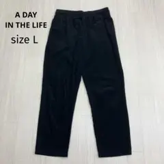 ◆ A DAY IN THE LIFE コーデュロイ ワイド イージーパンツ L