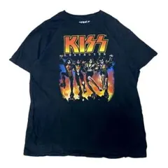 KISS ハードロック バンド半袖Tシャツ DESTROYER s99