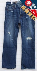 3P8473/未使用品 Abercrombie&Fitch BAXTER ダメージ加工デニムパンツ アバクロンビー フィッチ ジーンズ