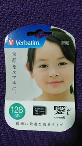 未開封品 Verbatim バーベイダム microSDXCカード UHS-I対応(128GB) MXCN128GJVZ3