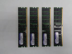 MK2204 サーバー用 ACTICA DDR2-667 REG ECC ACT4GER72E4G667S 4GBx4枚セット 中古動作品