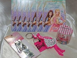 Barbie バービー キーホルダー ストラップ ミニテープ パーティーエクスプレスカード 未使用品 セット