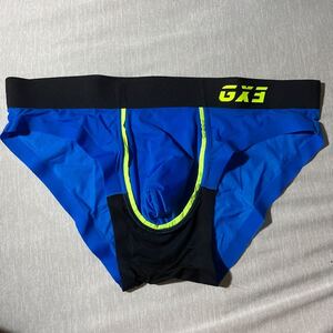 【新品未使用】GX3/ジーバイスリー AIRSKIN ブリーフパンツ　ブルー　Lサイズ