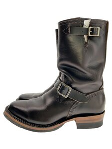 WESCO◆100th Anniversary/エンジニアブーツ/-/BLK/レザー