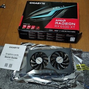 GIGABYTE AMD Radeon RX6500XT搭載 グラフィックボード GDDR6 4GB GV-R65XT　EAGLE-4GD