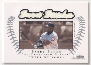 【ジャージカード】2003 FLEER Showcase SWEET STITCHES #SS-BB Barry Bonds 839/899