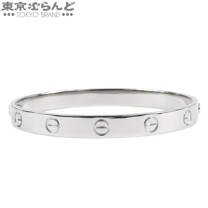 101729881 カルティエ CARTIER ラブブレスレット ホワイトゴールド K18WG バングル 16 ブレス レディース 仕上済