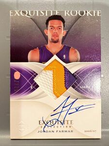 最高級 RPA RC Auto 06 Upper Deck Exquisite Jordan Farmar ジョーダン・ファーマー NBA ルーキー サイン Panini Kobe Lakers レイカーズ