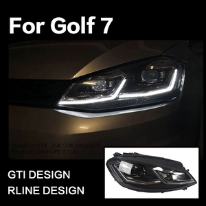 ヘッドライト フォルクスワーゲン ゴルフ7 Mk7 5G LED GOLF シーケンシャルウィンカー Type-A AOKEDING