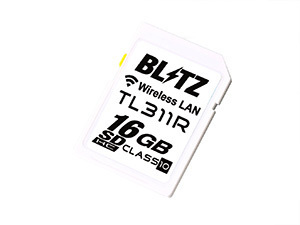 【BLITZ/ブリッツ】 Touch-BRAIN LASER 専用オプション 無線LAN内蔵SDHCカード [BWSD16-TL311R]