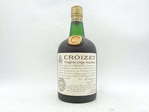【1円】～ CROIZET Ｄ’AGE INCONNU クロアーゼ アージュ アンコニュ コニャック ブランデー 未開封 古酒 700ml Q017339