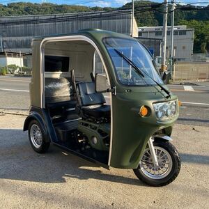 ★5万円格安スタート！　APtrikes125 自社配送可能！　トュクトュク　アライブプラス　トライク　車体　三輪車　AT 3人乗り　22年　★