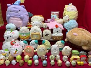 San-X すみっコぐらし ぬいぐるみ 雑貨 まとめ しろくま ねこ とんかつ ぺんぎん？ とかげ 他 キャラ キーホルダー リュック K-1119-02