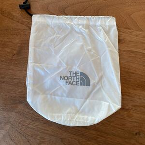 I 黒ひも M3 未使用 ノースフェイス THE NORTH FACE スタッフバッグ 巾着 登山 袋 ホワイト 巾着袋 付属 コンパクト 軽量 リップ素材