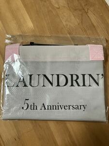 ☆新品 ランドリン 5周年記念 ランドリーBIGバッグ ピンク×黒