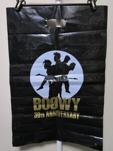 非売品！BOWY 30TH ANNIVERSARY ショッパー（ビニール袋手提げバッグ氷室京介布袋寅泰松井常松高橋まこと）