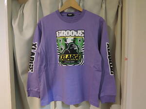 X-LARGE エクストララージ XLARGE Kids ミュージックOGゴリラ 長袖Tシャツ L/S T 紫 140 最新人気商品 ZOZOTOWN 完売 送料￥230～