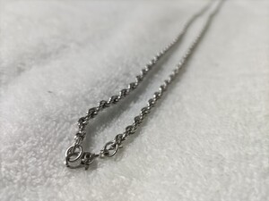 MONET モネ シルバーカラー スクリューデザイン ネックレス アクセサリー used ヴィンテージ