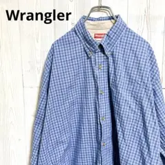 Wrangler ラングラー　プレミアムライン　長袖シャツ　ボタンダウンシャツ