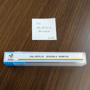 M241 ミスミ MISUMI 超硬エンドミル ラフィングエンドミル 10 0.4R コーティングエンドミル XAL-RFPL10 Φ10×R0.4