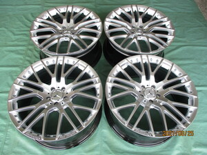 新品４本★Rolfhartge（ロルフハルトゲ） X10RSF　ブリリアントシルバー １９インチ& ブリヂストン　レグノ　GR-XⅡ　BENZ　CLS（C２５７）