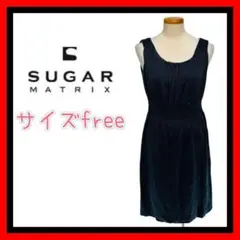 SUGAR MATRIX レディース　袖なし　ワンピース　古着　freeサイズ