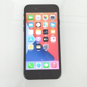 【ジャンク中古スマートフォン】iPhone7 128GB ジェットブラック （20241121-0001)