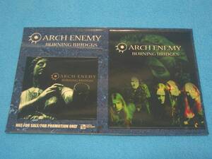 ★アーチ・エネミー★ARCH ENEMY【非売品ステッカー】BURNING BRIDGES / マイケル・アモット / メロディックデス / ヨハン・リーヴァ