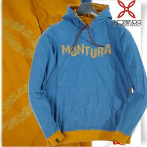 新品1円～★定価1.8万 MONTURA モンチュラ メンズ ヘビーストレッチコットン プルオーバーパーカー M スウェット KAROK MAGLIA◆M1044◆