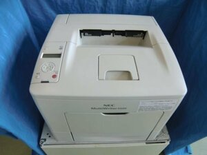 ◆中古レーザープリンタ【NEC MultiWriter5500】残量不明トナー/ドラム有り　自動両面印刷対応　印字枚数113,887◆