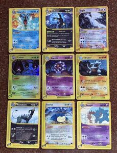 ポケモンカード 英語版 Gyarados Umbreon Lugia Crobat Gengar 9枚セット Pokemon Cards eカード 海外 PSA Base 