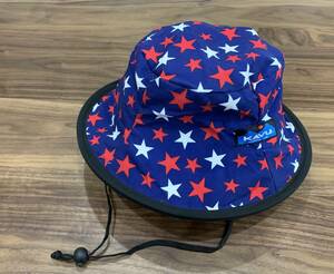 【送料無料】 KAVU 星柄 フィッシャーマンズ チルバハット 廃盤希少 リバーシブル フリーサイズ USA製 美品