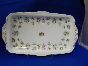 ○●○ROYAL ALBERT ロイヤルアルバート　花柄　サンドイッチトレイ○●○