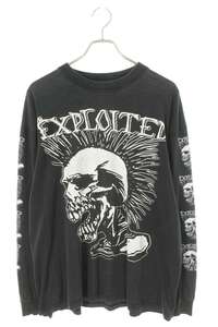 ヴィンテージ 長袖カットソー THE EXPLOITED/エクスプロイテッド サイズ:L TOTAL CHAOS長袖カットソー 中古 SB01