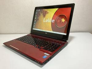 【爆速新SSD512GB☆メモリ16GB☆タッチパネル♪】☆NEC LL750/M （赤）☆最強 Core i7-4700MQ☆カメラ/Blu-ray/USB3.0☆