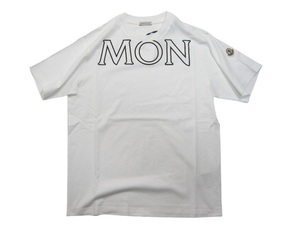 サイズXS■新品 本物保証■モンクレール/SS-TSHIRT/Tシャツ/TEE/半袖カットソー/ロゴT/レディース/MONCLER/033/WHITE/ホワイト/白