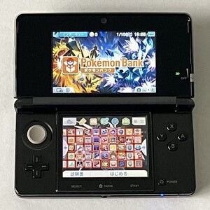 ニンテンドー3DS コスモブラック ポケモンバンク ポケムーバー 赤 緑 青 ピカチュウ 金 銀 クリスタル インビジブルキングダム ctr 001