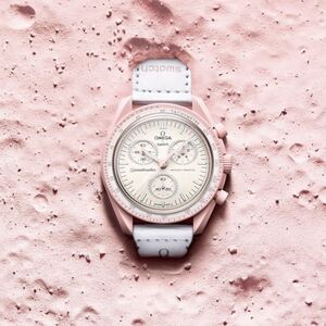 送料無料 ピンク Swatch Omega Bioceramic Moonswatch Mission to Venus Speedmasterスウォッチ オメガ スピードマスター ヴィーナス 新品 